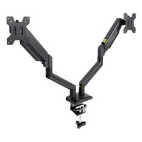 Miniatura 2 de Tooq Soporte mesa DB1434TNR-B 2 brazos 13-34