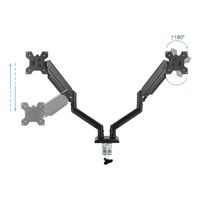 Miniatura 4 de Tooq Soporte mesa DB1434TNR-B 2 brazos 13-34