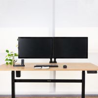 Miniatura 6 de Tooq Soporte mesa DB1434TNR-B 2 brazos 13-34