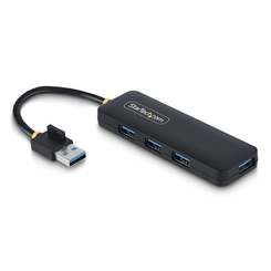 Hub USB-A de 4 Puertos - Ladr n USB - Alimentado por el Bus