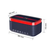 Miniatura 6 de Red Bull Altavoz Radio Despertador Cargador 12W