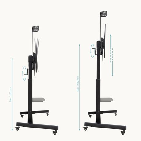Tooq FS20406HM-B Soporte ruedas Aquiles 60-100 - Imagen 4 de 9 Tooq FS20406HM-B Soporte ruedas Aquiles 60-100 - Imagen 4 de 9