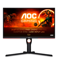 Miniatura 1 de MONITOR GAMING AOC 25G3ZM/BK 24.5" FHD 1920 X 1080, 240HZ, 0.5MS, DP, 2XHDMI
