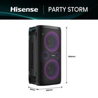 Miniatura 3 de ALTAVOZ HISENSE PARTY STORM 300W BLUETOOTH KARAOKE
