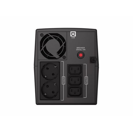 SAI CONCEPTRONIC 1500VA / 900W OFFLINE 2xShucko, 3xIEC HID USB, AVR - Imagen 2 de 3 SAI CONCEPTRONIC 1500VA / 900W OFFLINE 2xShucko, 3xIEC HID USB, AVR - Imagen 2 de 3