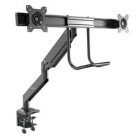 Miniatura 2 de Desk Mount Dual Monitor Arm -2x USB 3.0