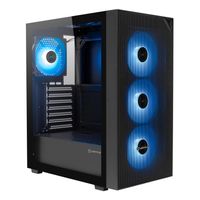 Miniatura 2 de Caja UNYKA  Caja ATX Revelat Mesh Compact Edition RGB Negro