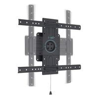 Miniatura 3 de Tooq LP3780F-R Soporte pared rotación 360º Negro