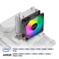 Miniatura 8 de UNYKAch Disipador CPU UNYCOOL H20 ARGB