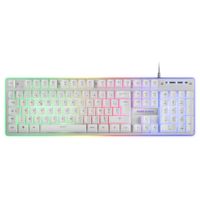 Miniatura 3 de TECLADO MOUSE Y ALFOMBRILLA MARS GAMING MCPX FRANCES WHITE TELCADO HIBRIDO H-MECH MOUSE ULTRA