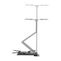 Miniatura 4 de AISENS Soporte Eco Giratorio  Inclinable y Nivelable para Monitor TV 35kg de 23  65   Negro