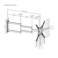 Miniatura 8 de AISENS Soporte Eco Giratorio  Inclinable y Nivelable para Monitor TV 35kg de 23  65   Negro