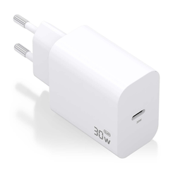 Aisens Cargador GaN 30W 1xUSB-C PD3.0 Blanco