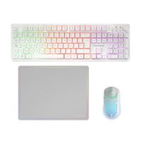 Miniatura 2 de Mars Gaming Combo MCPWXWES GAMING 3IN1 RGB Blanco