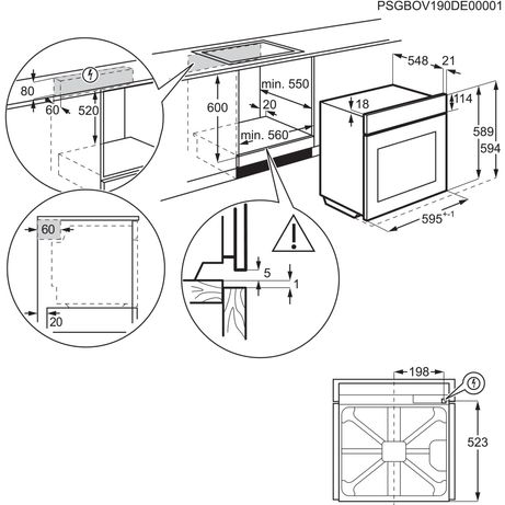 HORNO AEG TU5AB21FSB MULTIFUNCION NEGRO - Imagen 8 de 8 HORNO AEG TU5AB21FSB MULTIFUNCION NEGRO - Imagen 8 de 8