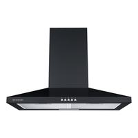 Miniatura 1 de CAMPANA CHIMENEA INFINITON CMPP-64NBH ANCHO 60 CM NEGRA