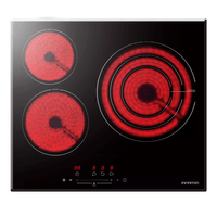 Miniatura 1 de VITROCERAMICA INDEPENDIENTE RADIANTES INFINITON VIT3SN30 3 ZONAS COCCION ANCHO 60 CM