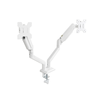 Miniatura 1 de Tooq Soporte mesa DB1334TNR-W 2 brazo 13-34 Blanco