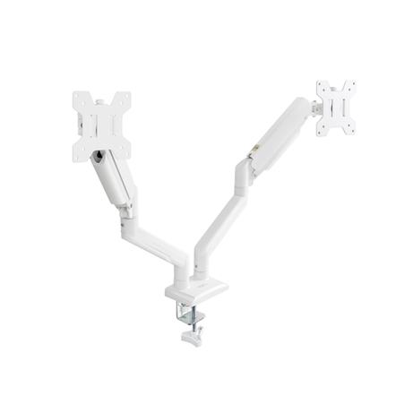 Tooq Soporte mesa DB1334TNR-W 2 brazo 13-34 Blanco - Imagen 1 de 8 Tooq Soporte mesa DB1334TNR-W 2 brazo 13-34 Blanco - Imagen 1 de 8