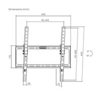 Miniatura 7 de SOPORTE AISENS PARED ECO INCLINABLE MONITOR/TV 45KG 32"-75" NEGRO
