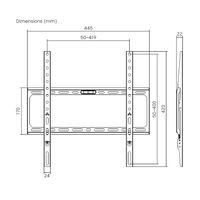 Miniatura 7 de SOPORTE AISENS PARED ECO ULTRA DELGADO MONITOR TV 45KG 32"-75" NEGRO