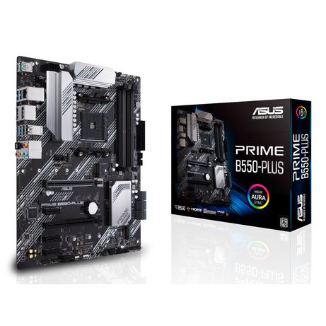 PLACA AMD RYZEN ASUS B550-PLUS PRIME AM4 DDR4 PCX3.0 ATX HDMI DPORT - Imagen 2 de 3 PLACA AMD RYZEN ASUS B550-PLUS PRIME AM4 DDR4 PCX3.0 ATX HDMI DPORT - Imagen 2 de 3