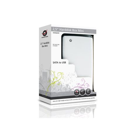 CAJA EXTERNA HDD 2.5" CONCEPTRONIC CHD2MUW SATA USB 2.0 BLANCO - Imagen 4 de 7 CAJA EXTERNA HDD 2.5" CONCEPTRONIC CHD2MUW SATA USB 2.0 BLANCO - Imagen 4 de 7