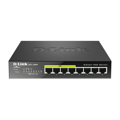 8-PORT 10/100/1000MBPS DESKTOP SWITCH W/4 POE PORT - Imagen 1 de 4 8-PORT 10/100/1000MBPS DESKTOP SWITCH W/4 POE PORT - Imagen 1 de 4