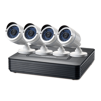 Miniatura 1 de KIT VIDEOVIGILANCIA LEVEL ONE DSK-4001 4 CANALES 4 CAMARAS + GRABADOR