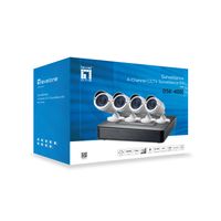 Miniatura 3 de KIT VIDEOVIGILANCIA LEVEL ONE DSK-4001 4 CANALES 4 CAMARAS + GRABADOR