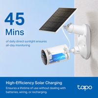 Miniatura 8 de PANEL SOLAR TP-LINK TAPO A201 CABLE 4m ANGULO AJUSTABLE PROTECCION IP65 COMPATIBLE CON CAMARAS