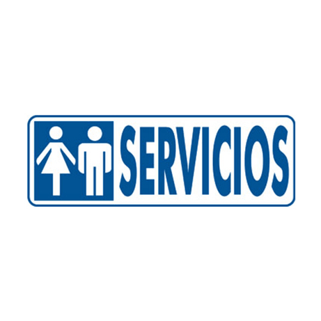 SENAL "SERVICIOS" 175X65 PVC GRIS ARCHIVO 2000 6177-00 GS - Imagen 1 de 2 SENAL "SERVICIOS" 175X65 PVC GRIS ARCHIVO 2000 6177-00 GS - Imagen 1 de 2