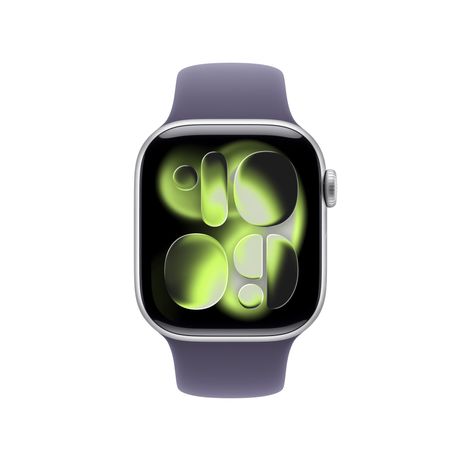 Apple Watch Series 11 GPS + Cellular 42mm Silver Aluminium Case with Purple Fog Sport Band - S/M - Imagen 2 de 3 Apple Watch Series 11 GPS + Cellular 42mm Silver Aluminium Case with Purple Fog Sport Band - S/M - Imagen 2 de 3