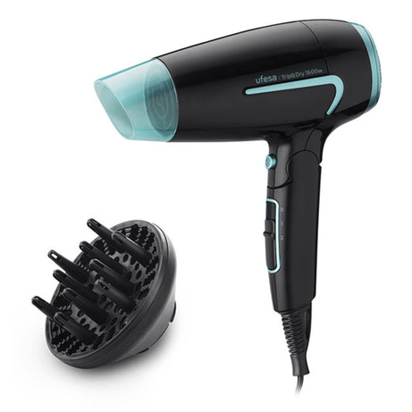 SECADOR DE PELO UFESA TRIP&DRY 1600 W VIAJE - Imagen 1 de 4 SECADOR DE PELO UFESA TRIP&DRY 1600 W VIAJE - Imagen 1 de 4