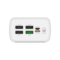 Miniatura 12 de LEOTEC POWERBANK 30000MAH 22,5W PD20W BLAN (1 USB-C+4USB-A INC USB-A A USB-C)