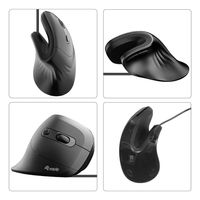 Miniatura 3 de MOUSE VERTICAL EQUIP ERGONOMICO USB-C & USB-A 6 BOTONES 7200DPI  COLOR NEGRO