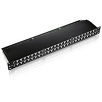 Miniatura 1 de PATCH PANEL 48 PUERTOS CATEGORIA 6 APANTALLADO 1U COLOR NEGRO