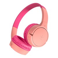 Miniatura 1 de HEADSET BLUETOOTH BELKIN AUD002btBPKV3 SUPRAAURAL CARGA POR USB-C COLOR ROSA  KIDS