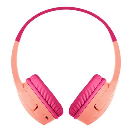 HEADSET BLUETOOTH BELKIN AUD002btBPKV3 SUPRAAURAL CARGA POR USB-C COLOR ROSA KIDS - Imagen 3 de 4 HEADSET BLUETOOTH BELKIN AUD002btBPKV3 SUPRAAURAL CARGA POR USB-C COLOR ROSA KIDS - Imagen 3 de 4