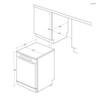 Miniatura 11 de LAVAVAJILLAS 60 CM CANDY CF 6B2S3PSW B 16 CUBIERTOS BLANCO