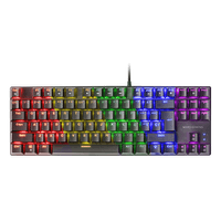 Miniatura 1 de TECLADO MECANICO COMPACKTO TKL MARS GAMING MK80 ITALIANO BLACK ILUMINACION 12EFECTO SWITCH ROJO RGB