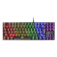 Miniatura 2 de TECLADO MECANICO COMPACKTO TKL MARS GAMING MK80 ITALIANO BLACK ILUMINACION 12EFECTO SWITCH ROJO RGB