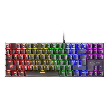 TECLADO MECANICO COMPACKTO TKL MARS GAMING MK80 ITALIANO BLACK ILUMINACION 12EFECTO SWITCH ROJO RGB - Imagen 2 de 5 TECLADO MECANICO COMPACKTO TKL MARS GAMING MK80 ITALIANO BLACK ILUMINACION 12EFECTO SWITCH ROJO RGB - Imagen 2 de 5