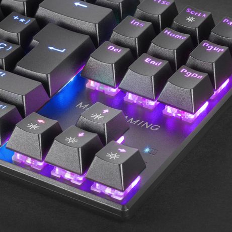TECLADO MECANICO COMPACKTO TKL MARS GAMING MK80 ITALIANO BLACK ILUMINACION 12EFECTO SWITCH ROJO RGB - Imagen 4 de 5 TECLADO MECANICO COMPACKTO TKL MARS GAMING MK80 ITALIANO BLACK ILUMINACION 12EFECTO SWITCH ROJO RGB - Imagen 4 de 5