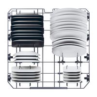 Miniatura 4 de LAVAVAJILLAS 60 CM HAIER XF 4A4M4PA A 14 CUBIERTOS NEGRO