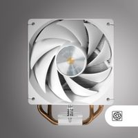 Miniatura 8 de VENTILADOR CON DISIPADOR DE CPU MARS GAMING MCPUX4W BLANCO PWM SI 120mm TDP 230W
