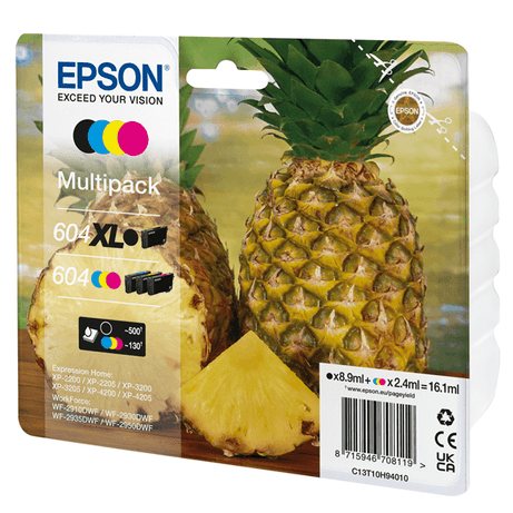 Ink/604XL Pineapple CMYK SEC - Imagen 1 de 2 Ink/604XL Pineapple CMYK SEC - Imagen 1 de 2
