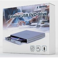 Miniatura 6 de UNIDAD DE DVD USB EXTERNA GEMBIRD PLATA
