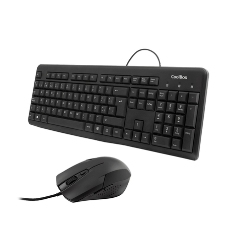 COMBO TECLADO/RATON COOLBOX KTR-01U USB NEGRO - Imagen 1 de 6 COMBO TECLADO/RATON COOLBOX KTR-01U USB NEGRO - Imagen 1 de 6