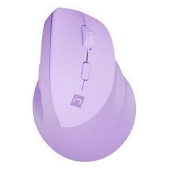 RATON NATEC CRAKE 2 VERTICAL DIESTRO DUAL 2400 DPI LAVANDA BLUETOOTH PILAS